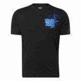 Kortrmet T-shirt til Mnd Reebok Graphic Series Sort #1