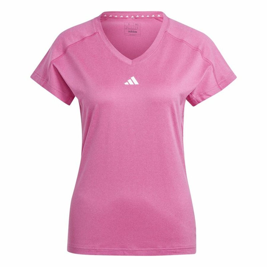 Kortrmet T-shirt til Kvinder Adidas Essentials Pink Syren #1