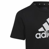 Brne Kortrmet T-shirt Adidas Big Logo Sort #5