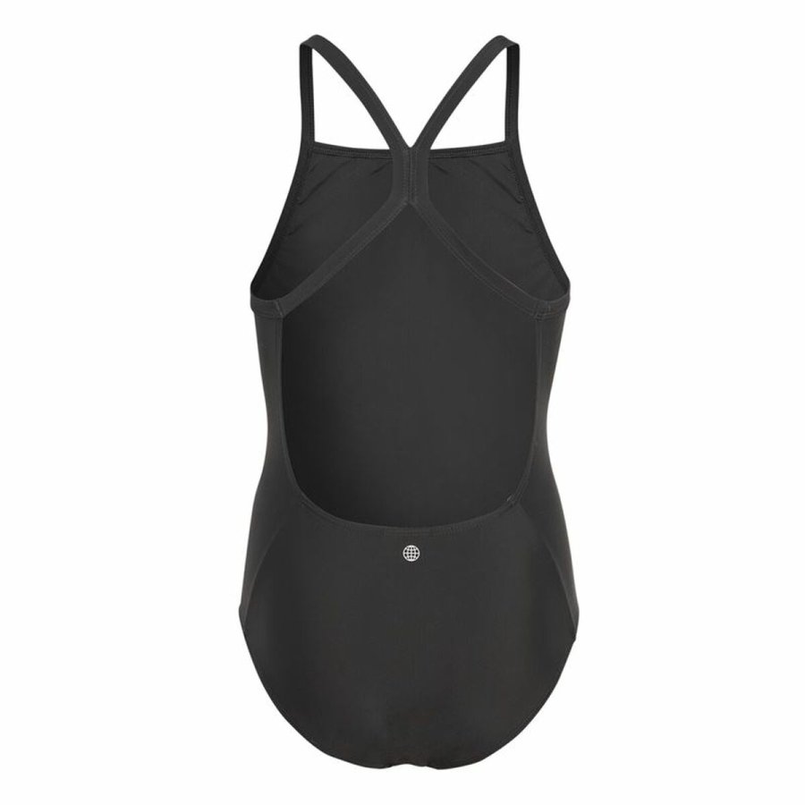Badedragt til piger Adidas Big Logo Sort #2