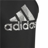 Badedragt til piger Adidas Big Logo Sort #3