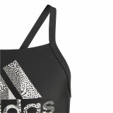 Badedragt til piger Adidas Big Logo Sort #4