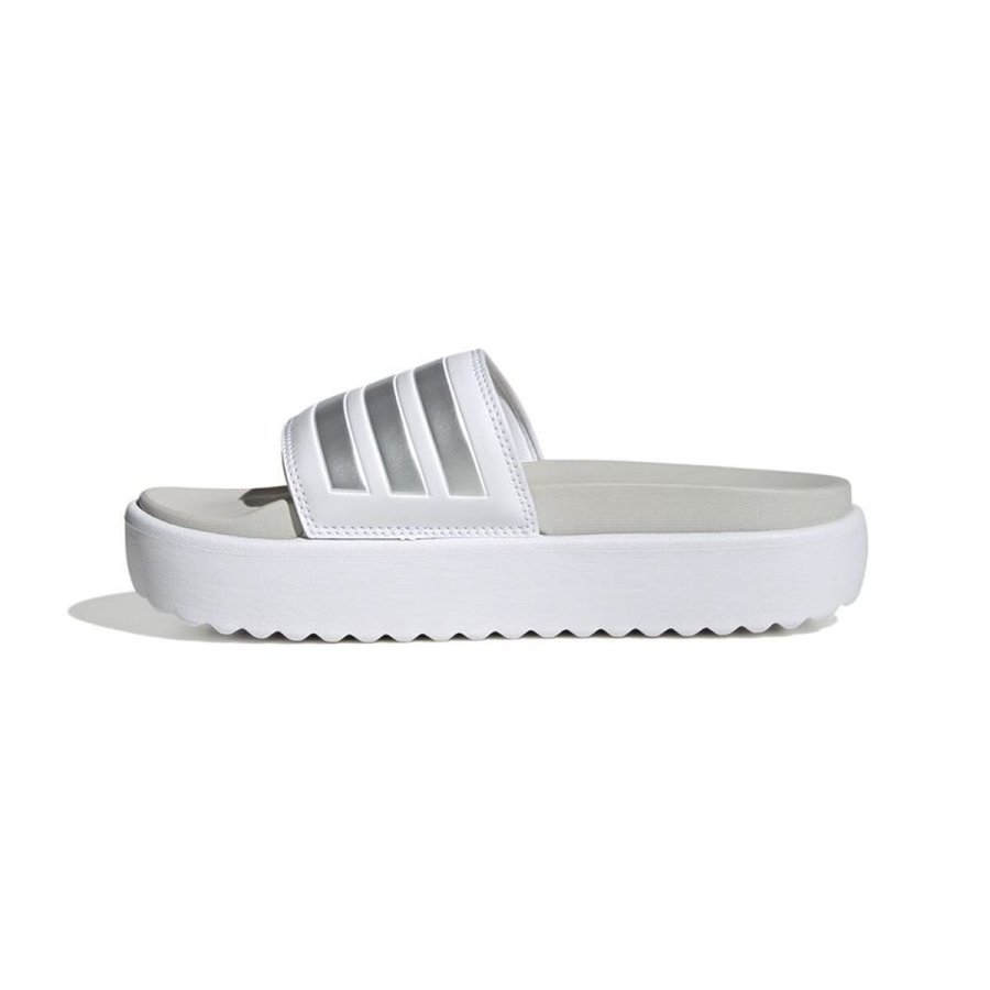 Klipklappere til damer Adidas Adilette Platform Hvid #2
