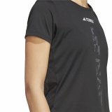 Kortrmet T-shirt til Kvinder Adidas Agr Shirt Sort #5
