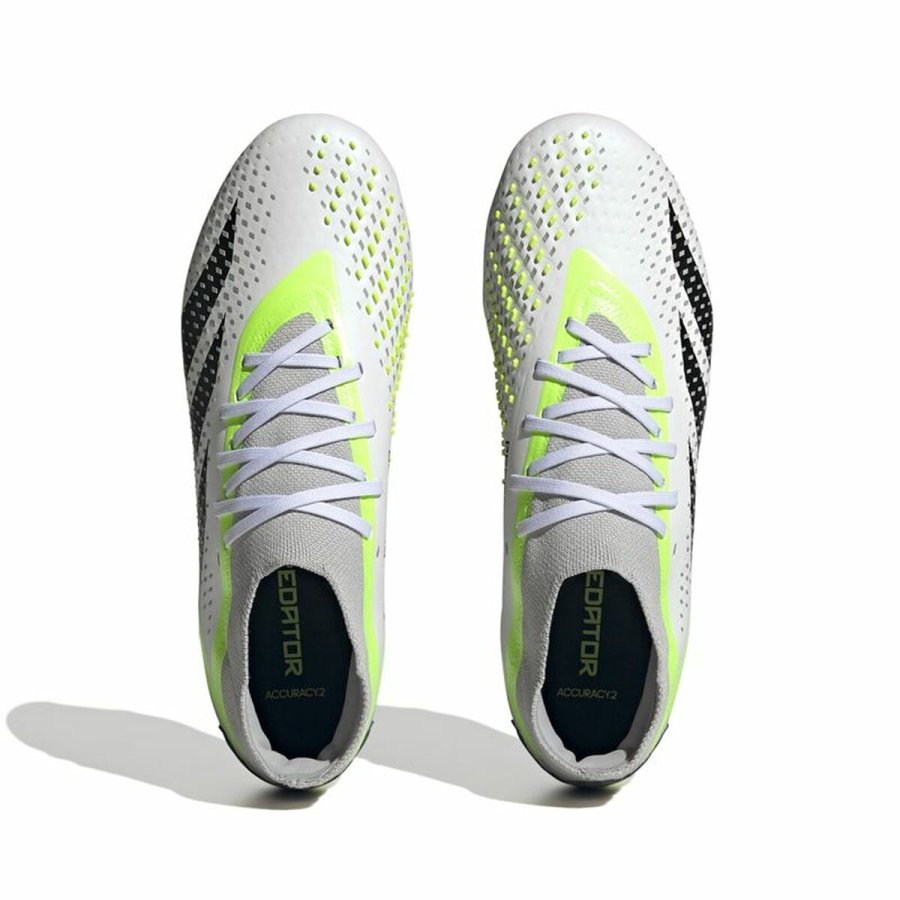 Voksen fodboldstvler Adidas Predator Accuracy.2 Fg Gul Hvid Gr #4