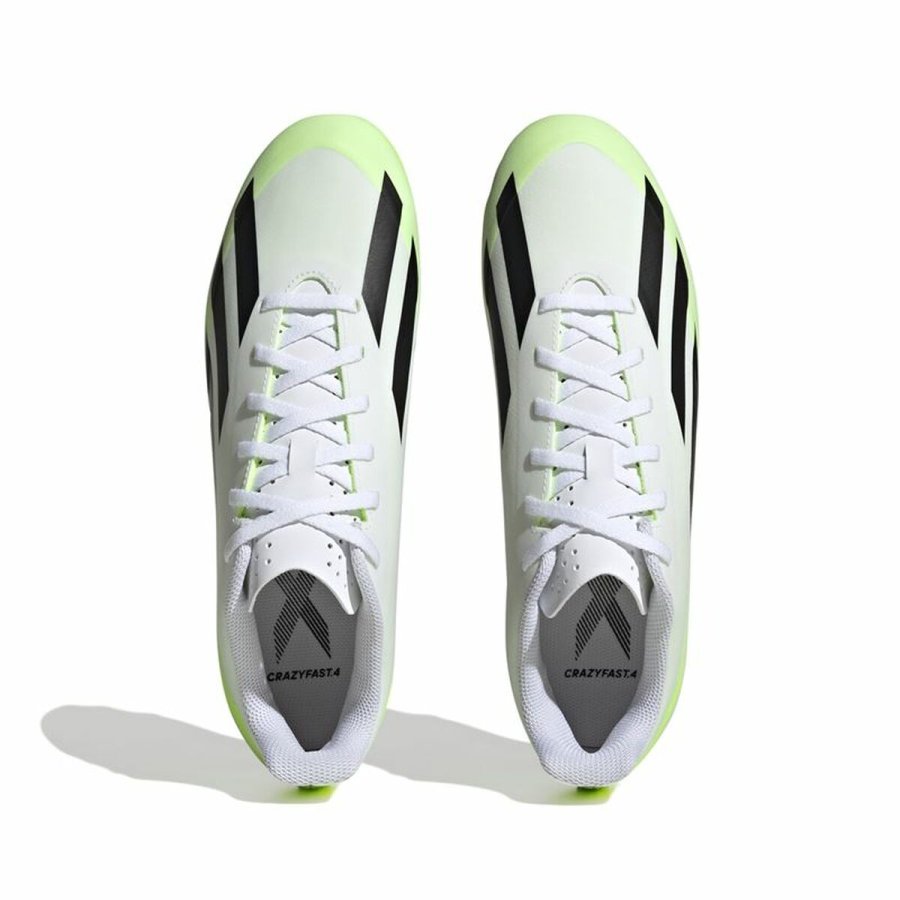 Fodboldstvler til brn Adidas X Crazyfast.4 Fxg Gul Hvid #2