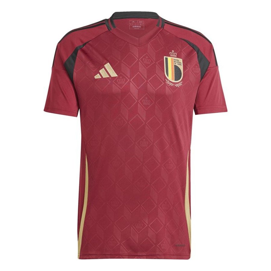 Kort�rmet fodboldtr�je til m�nd Adidas Belgium 24/25 Home #1
