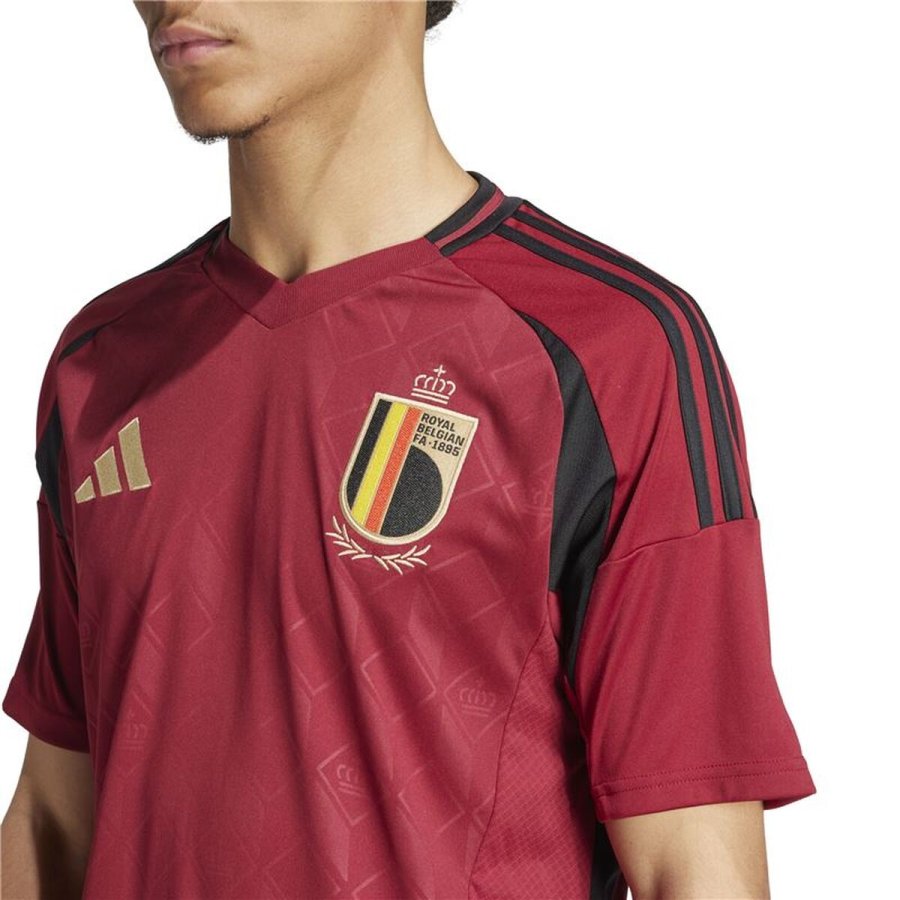 Kort�rmet fodboldtr�je til m�nd Adidas Belgium 24/25 Home #6