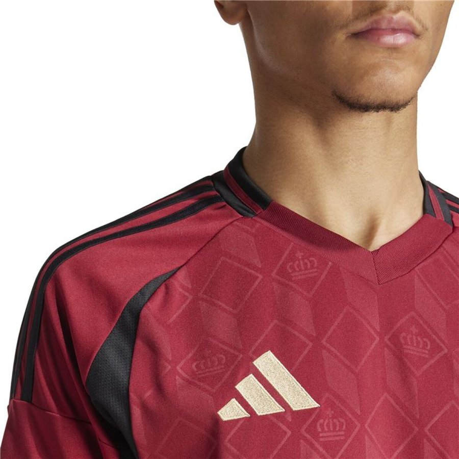 Kort�rmet fodboldtr�je til m�nd Adidas Belgium 24/25 Home #7