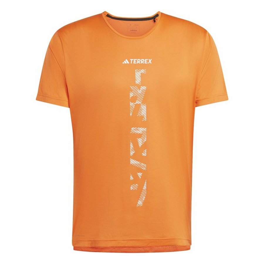 Kortrmet T-shirt til Mnd Adidas Agravic Terrex Orange #1