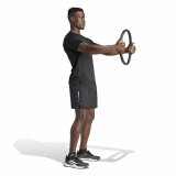 Kortrmet T-shirt til Mnd Adidas Essentials Gym+ Sort #2