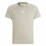 Kortrmet T-shirt til Mnd Adidas Essentials Gym+ Beige #1