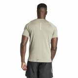 Kortrmet T-shirt til Mnd Adidas Essentials Gym+ Beige #3