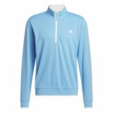Sweaters uden Htte til Mnd Adidas Lightweight Half-Zip Bl Vand L #1