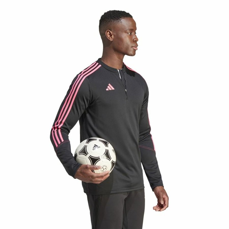 Trningsdragt til voksne Adidas Tiro23 Cb Trtop Sort #4