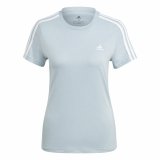 Kortrmet T-shirt til Kvinder Adidas 3S (S) #1