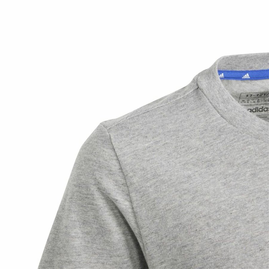 Kort�rmet T-shirt til B�rn Adidas Essentials Big Logo Gr� #4