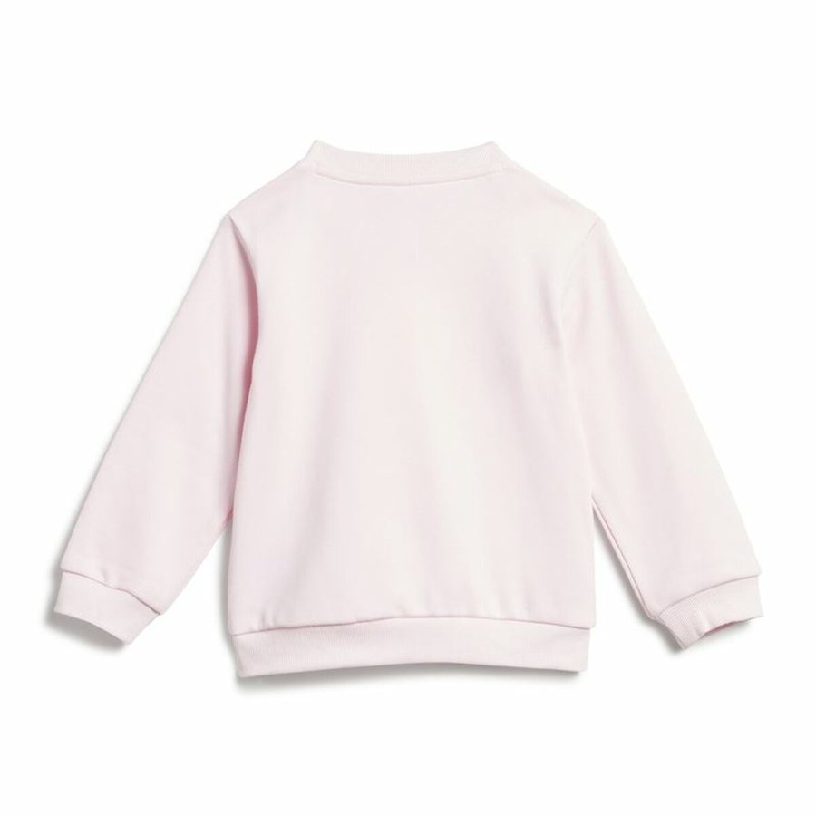 Trningsdragt til brn Adidas I Bos Jog Ft Pink #3