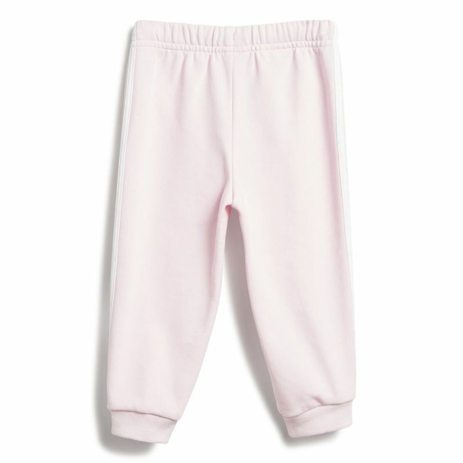 Trningsdragt til brn Adidas I Bos Jog Ft Pink #4