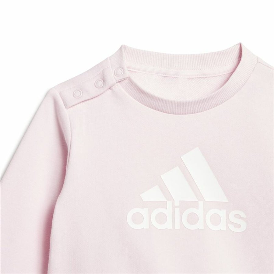 Trningsdragt til brn Adidas I Bos Jog Ft Pink #5