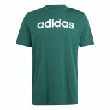 Kortrmet T-shirt til Mnd Adidas Linear Sj Oliven S #1