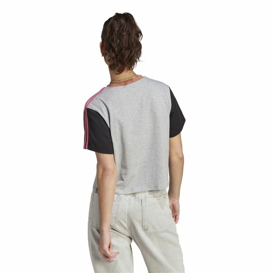 Kortrmet T-shirt til Kvinder Adidas 3S Cr Gr #3