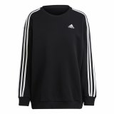 Sweaters uden Htte til Kvinder Adidas 3S Fl Os Swt Sort L/XL #1