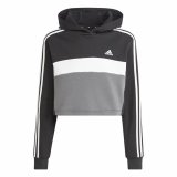 Trningsdragt til kvinder Adidas Tiberio 3- Stripes Colorblock Sort Gr #2
