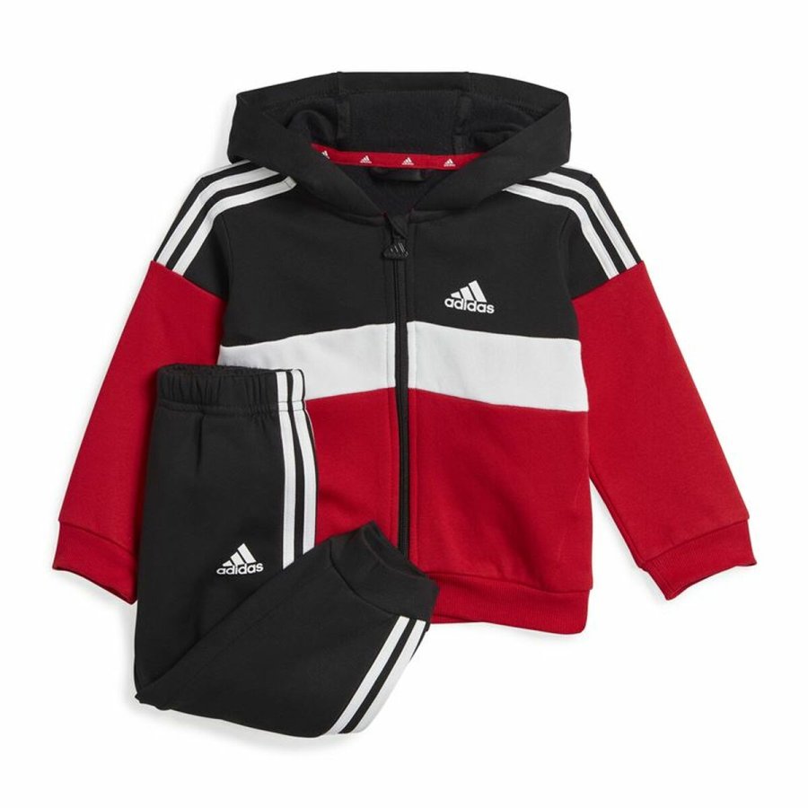 Trningsdragt til brn Adidas I 3S Tib Fl Ts Rd #1