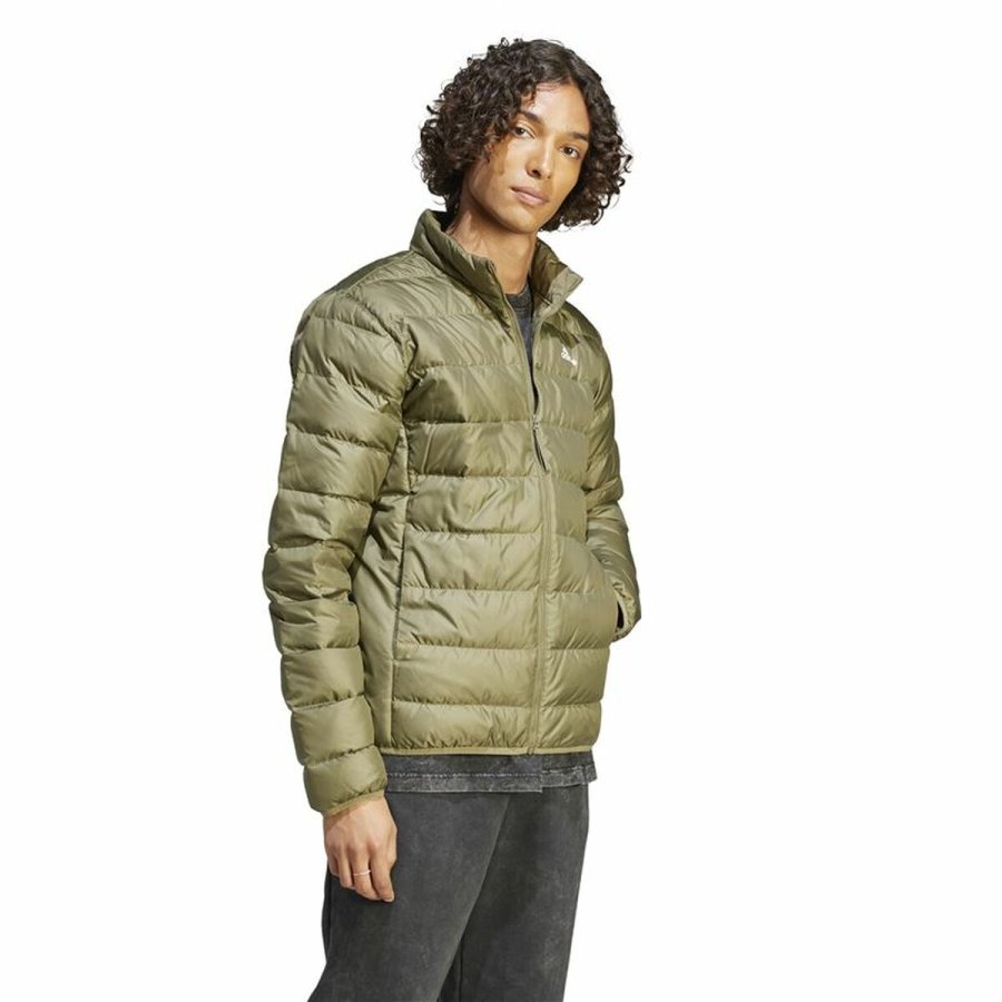 Sport Jakke til Mnd Adidas Essentials Lite Down Grn #4