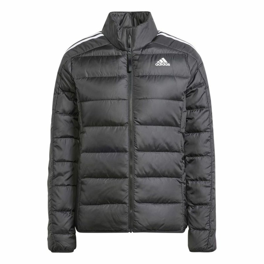 Sportsjakke til damer Adidas Essentials Sort #1