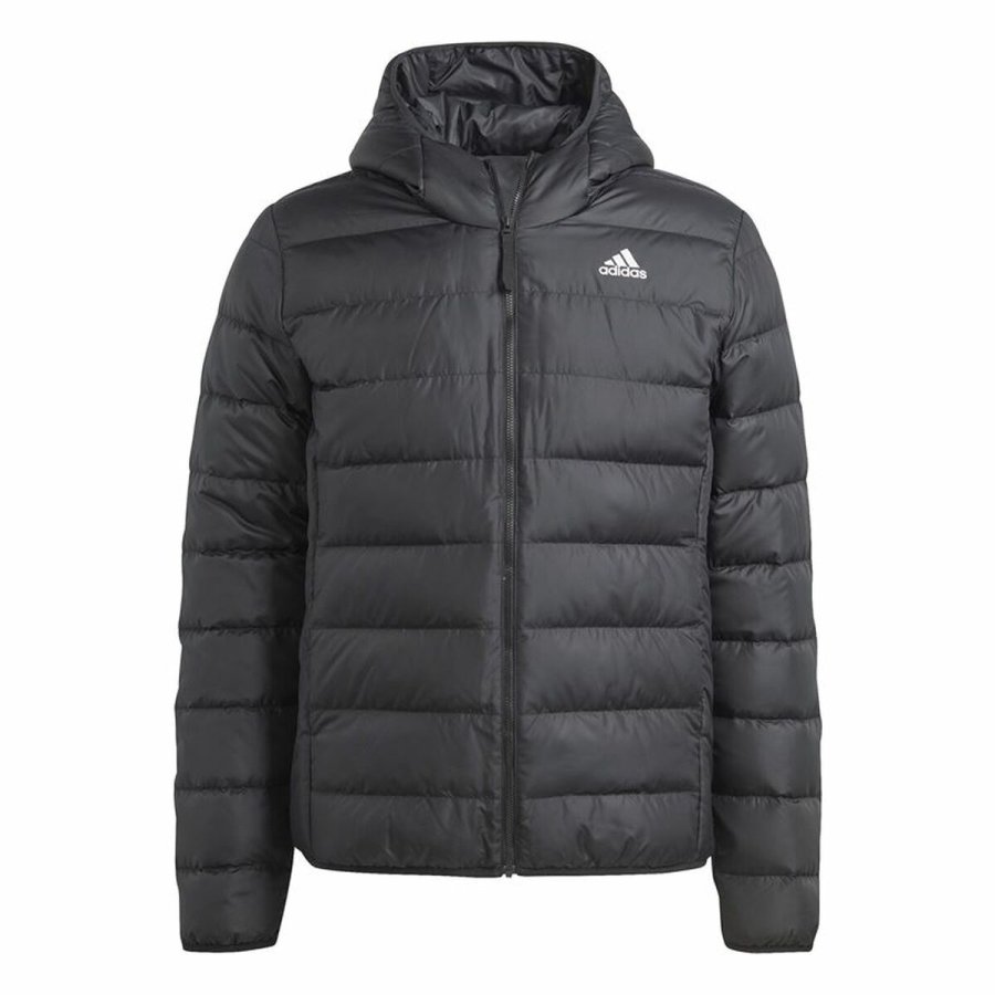 Herrejakke Adidas Essentials D H Sort #1