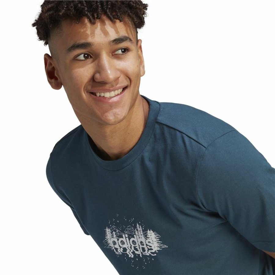 T-shirt Adidas Myst Linear Bl (M) #4