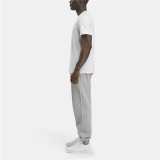 Kortrmet T-shirt til Mnd Reebok Identity Big Stacked Logo Hvid #5