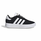 Sportssneakers til damer Adidas Court Platform Suede Sort #1