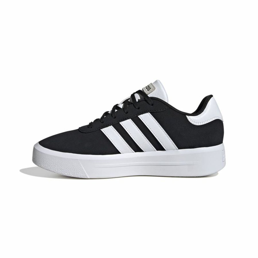 Sportssneakers til damer Adidas Court Platform Suede Sort #2