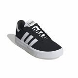 Sportssneakers til damer Adidas Court Platform Suede Sort #5