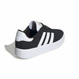 Sportssneakers til damer Adidas Court Platform Suede Sort #6
