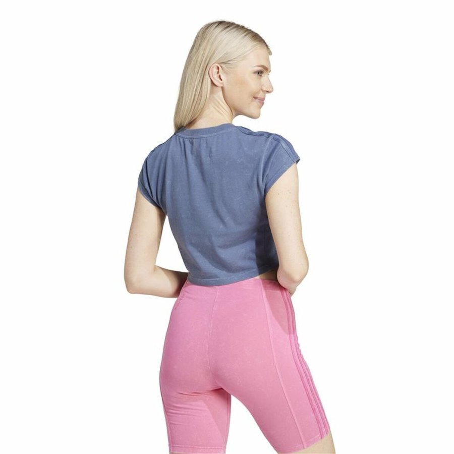 Kortrmet T-shirt til Kvinder Adidas All Szn (XS) #3