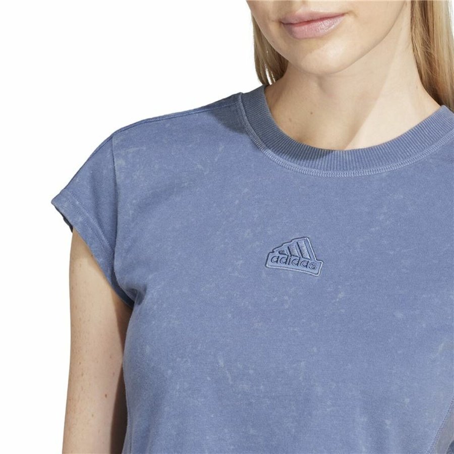 Kortrmet T-shirt til Kvinder Adidas All Szn (XS) #5