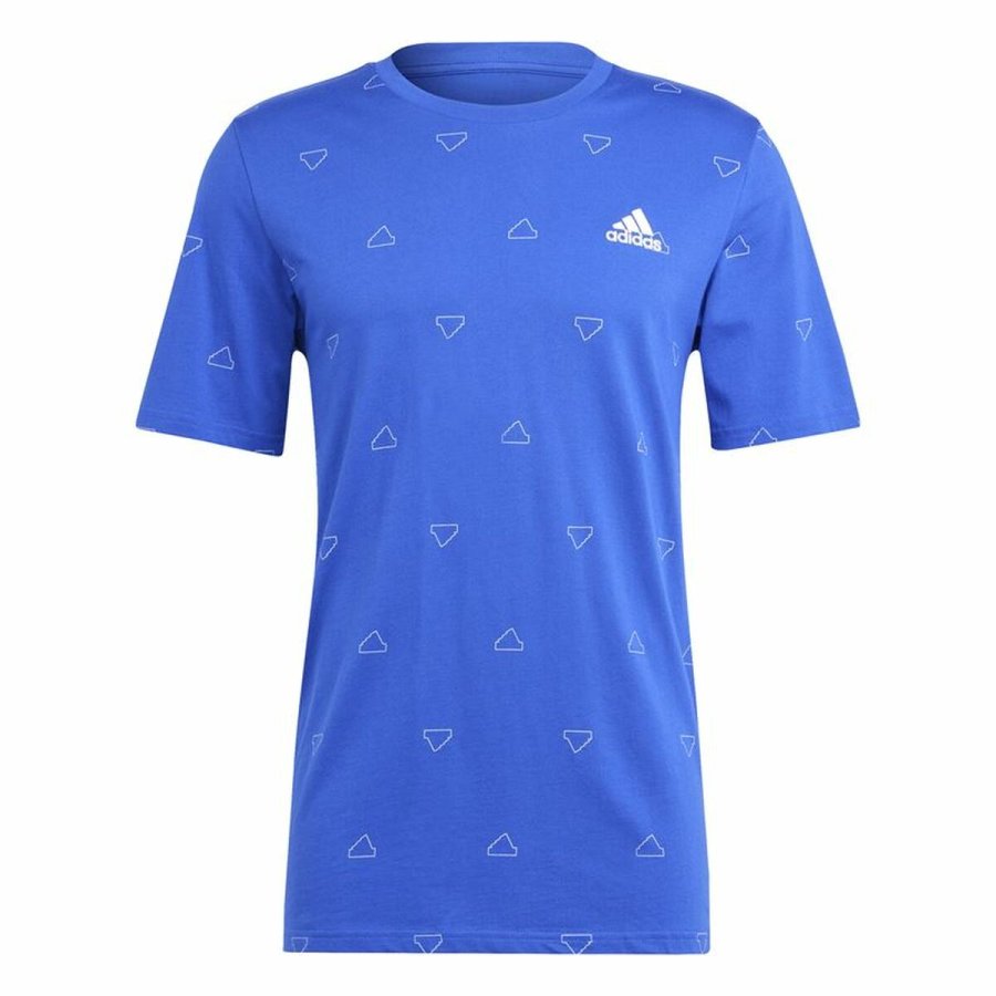 Kortrmet T-shirt til Mnd Adidas Essentials Monogram #1
