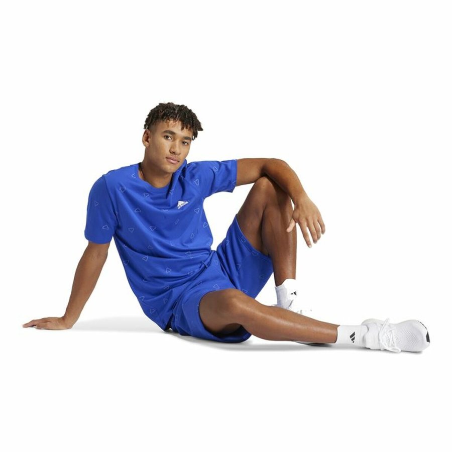 Kortrmet T-shirt til Mnd Adidas Essentials Monogram #4