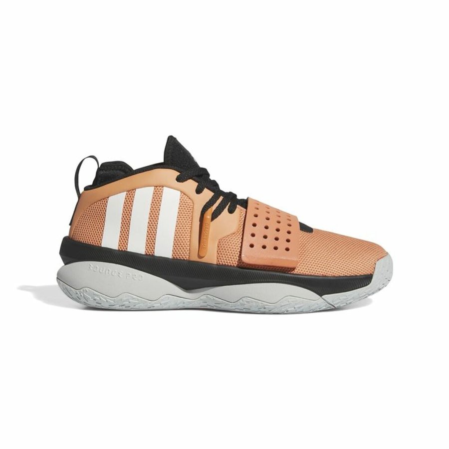 Basketballsko til voksne Adidas Dame 8 Extply Kobber #1