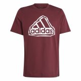 Kortrmet T-shirt til Mnd Adidas Fld Bos Brun Rdbrun #1