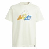 Kortrmet T-shirt Adidas Gfx Illustrated Infantil #1