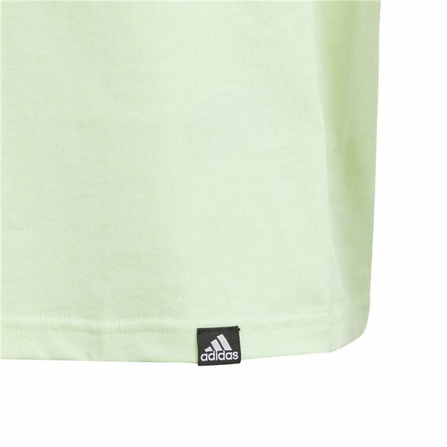 Kortrmet T-shirt Adidas Table Illustrated Lysegrn #5