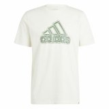 Kort�rmet T-shirt til M�nd Adidas Growth Bos Hvid #1