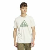 Kort�rmet T-shirt til M�nd Adidas Growth Bos Hvid #3
