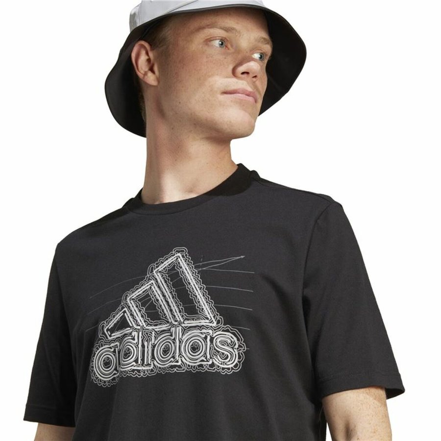 Kort�rmet T-shirt til M�nd Adidas Growth Bos Sort #7