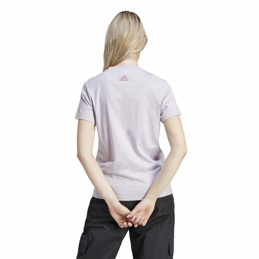 Kort�rmet T-shirt til Kvinder Adidas Linear Spw Gt (XS) #4